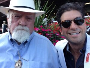 Wilfred and Nick at Saratoga Race Track August 2015