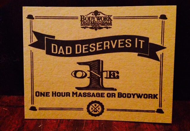 Father Day Special for Massage