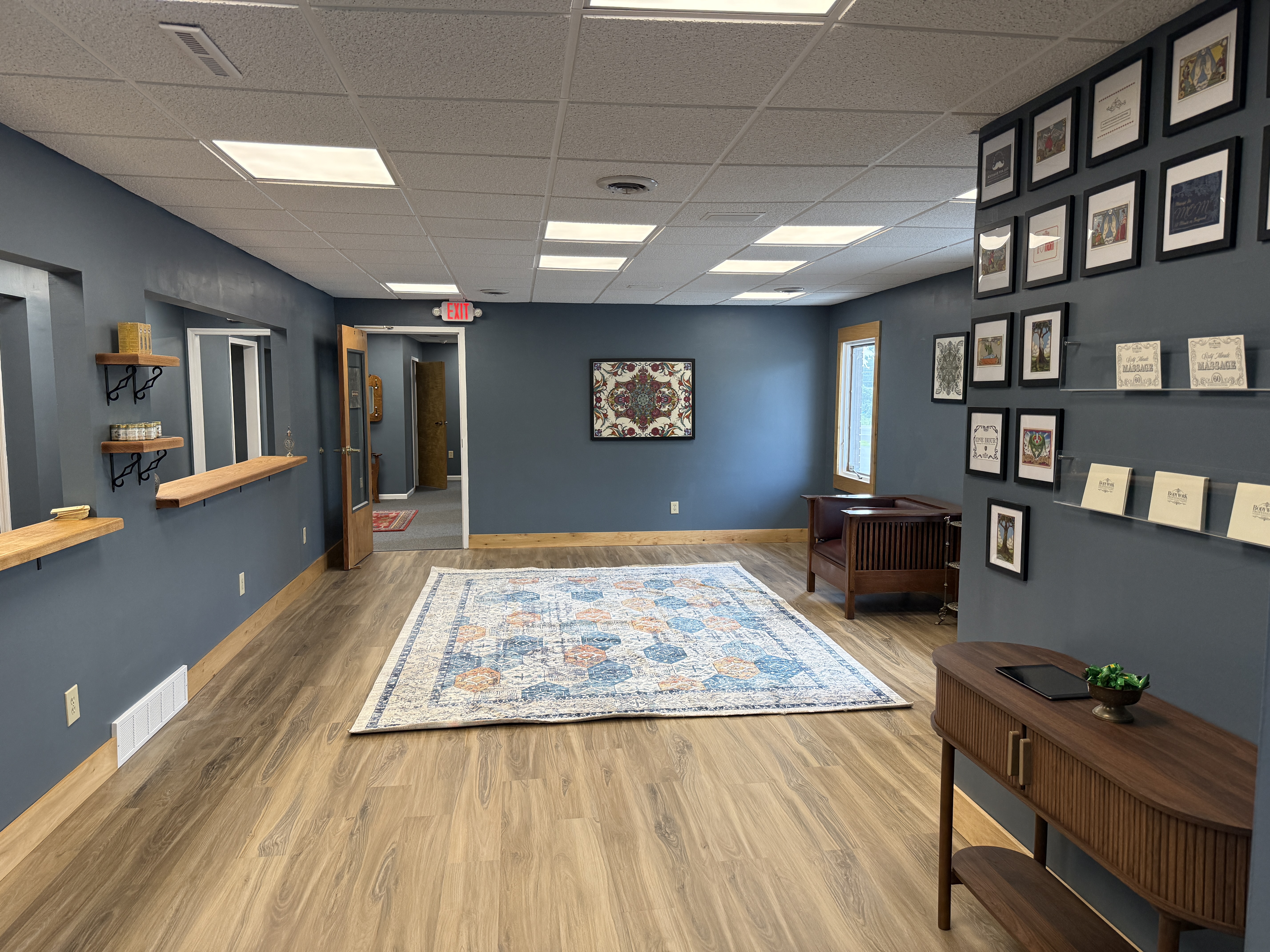 Bodywork Professionals — Clifton Park Location Interior Bodywork Professionals Clifton Park massage studio interior — reception and waiting area