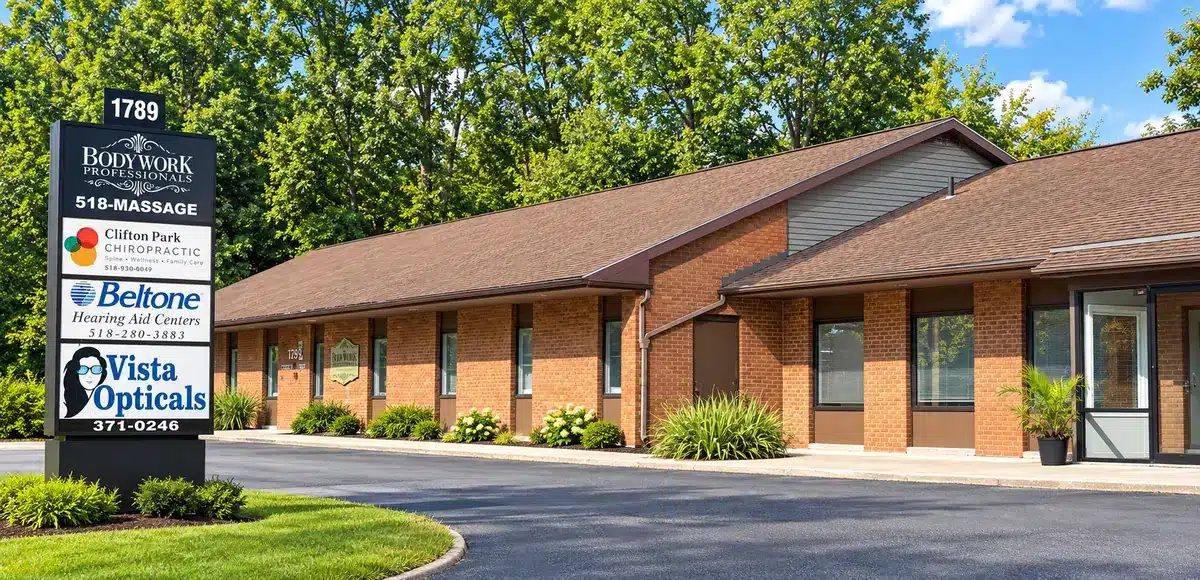 Bodywork Professionals sign at 1789 US-9, Clifton Park, NY