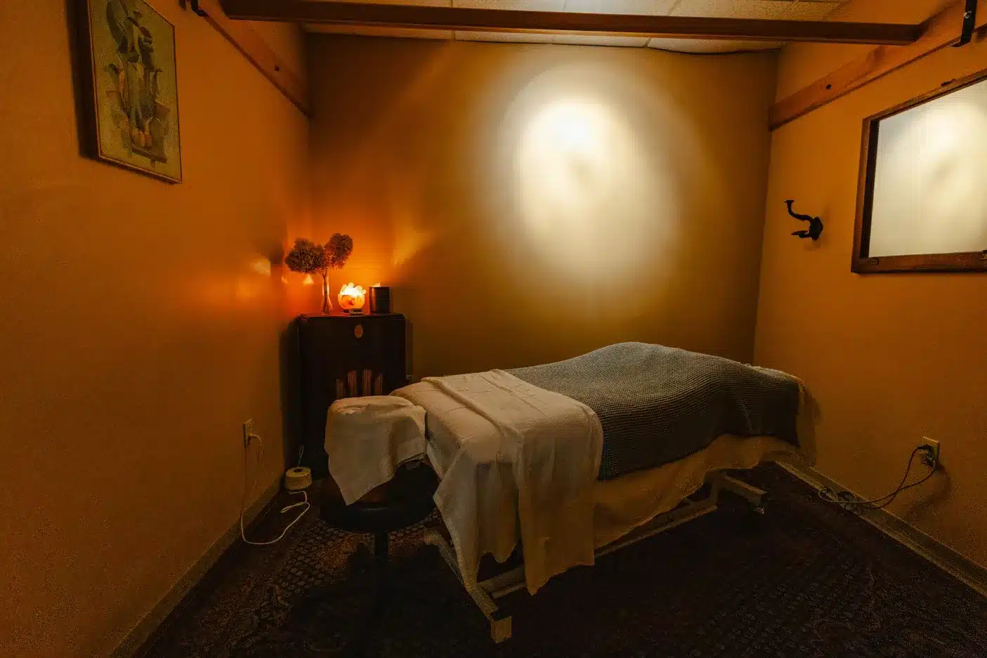 Massage treatment room at Bodywork Professionals in Latham, NY