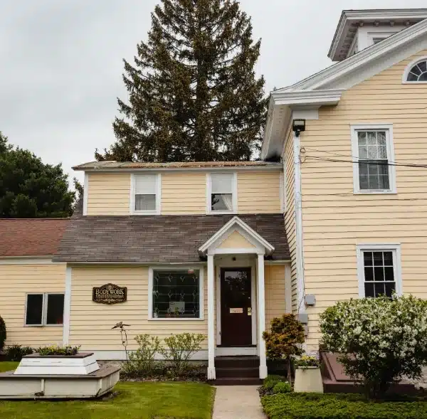 Exterior of Bodywork Professionals massage therapy office in Saratoga Springs, NY